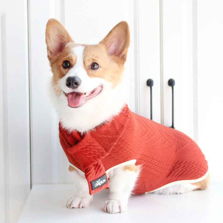 Vintage Twist Pet Sweater for Dogs