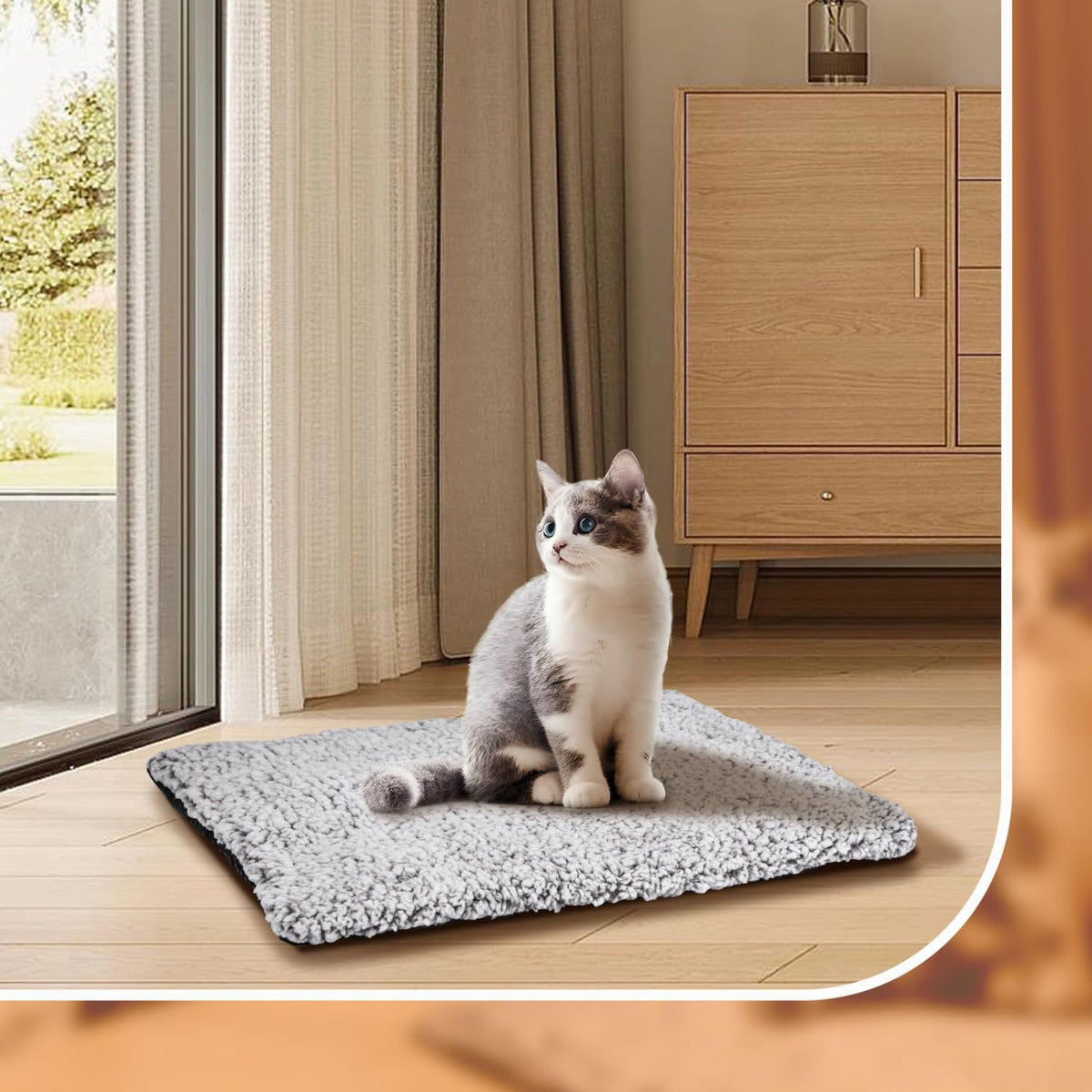 Self-Heating Pet Mat for Dogs and Cats in Winter