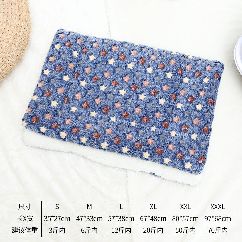 Universal Pet Bed Mat for Cats and Dogs - Thick Blanket