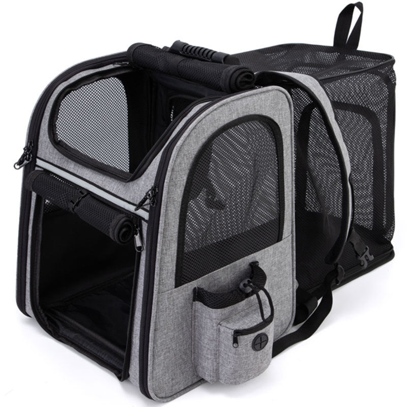 Portable Expandable Cat and Dog Backpack Carrier
