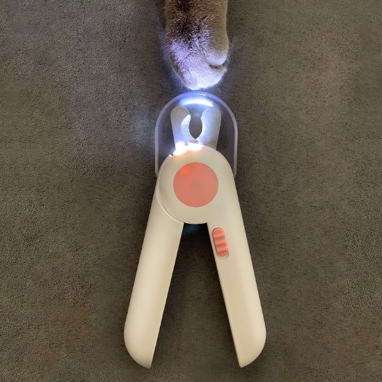 Cat and Dog Nail Clippers with LED Light
