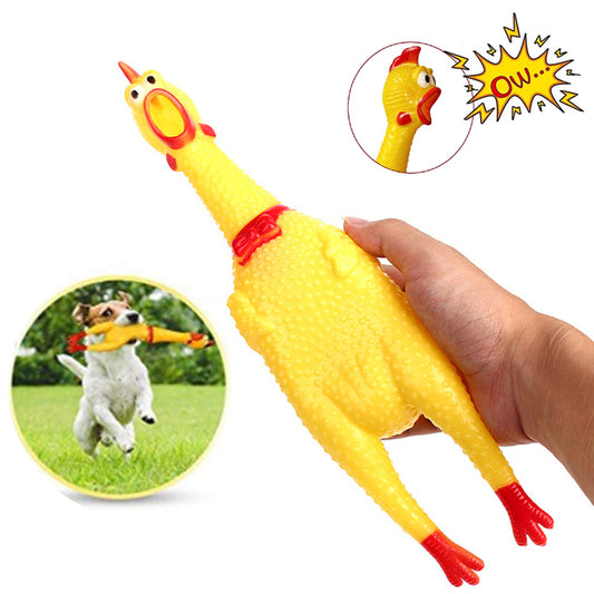 Creative Vocal Chicken Dog Toy for Teeth Grinding