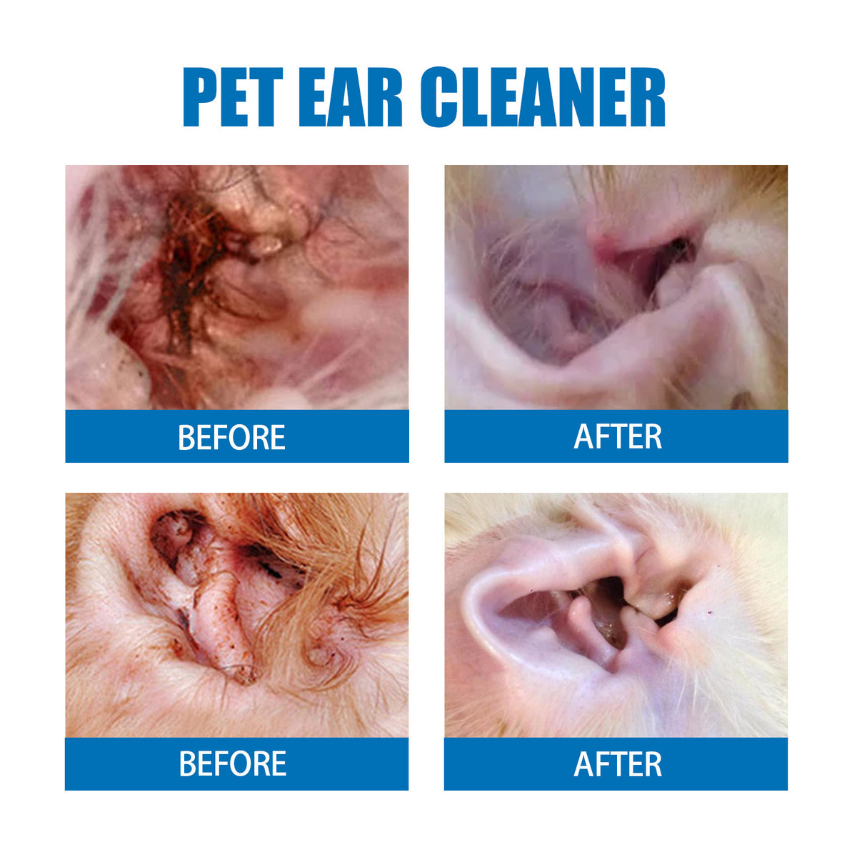 Yegbong Pet Cleaning Finger Wipes for Ear Care