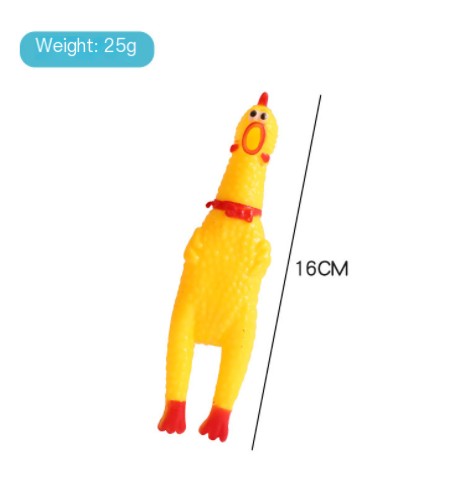 Creative Vocal Chicken Dog Toy for Teeth Grinding